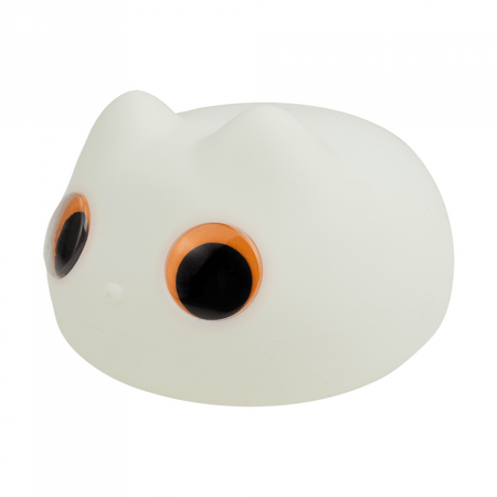 Lampka Nocna Dziecięca LED 0.2W 3200K Ciepła Akumulatorowa 800mAh Biała KOTEK MARY'S