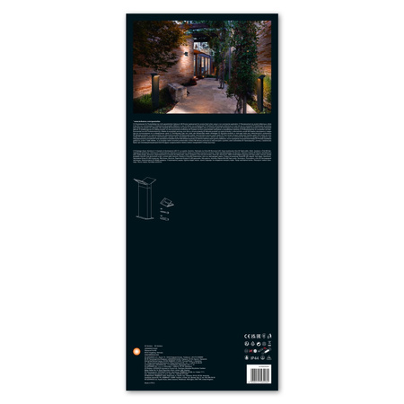 Lampa Ogrodowa Zewnętrzna SŁUPEK 9.5W 580lm 3000K 50cm Endura Style BAT LEDVANCE