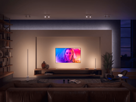 Lampa Stołowa Biurkowa SIGNE GRADIENT LED Biała EU/UK 11,8W CCT RGB PHILIPS HUE Bluetooth Zigbee