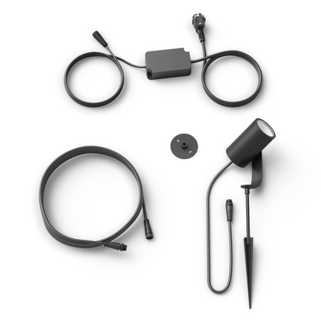 Philips HUE LILY Reflektor ogrodowy spot 8W 17428/30/P7 8718696169087