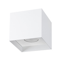 Lampa Sufitowa Oprawa Natynkowa Spot GU10 Kwadratowa Biała Minimalistyczna Hati Sollux