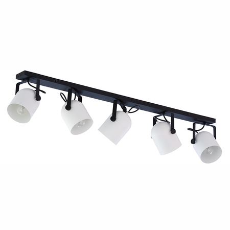 Lampa Sufitowa Natynkowa SPECTRA BLACK/WHITE Listwa Spot Czarno-Biała Nowoczesna 5xE27 3469 TK Lighting