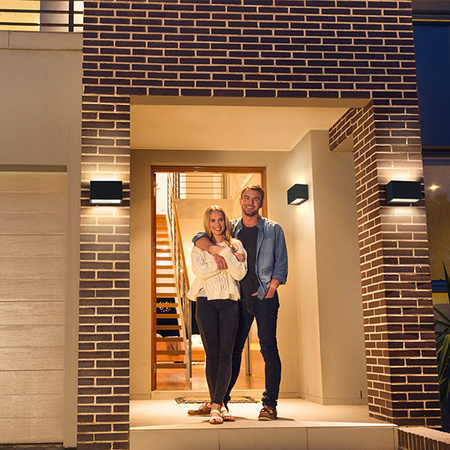 Inteligentny ogrodowy kinkiet elewacyjny LEDVANCE WIFI SMART+ BRICK WALL 14W 550 lm LEDVANCE