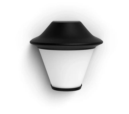 Kinkiet Ogrodowy Lampa Elewacyjna Zewnętrzna E27 IP44 Czarna Serres Philips