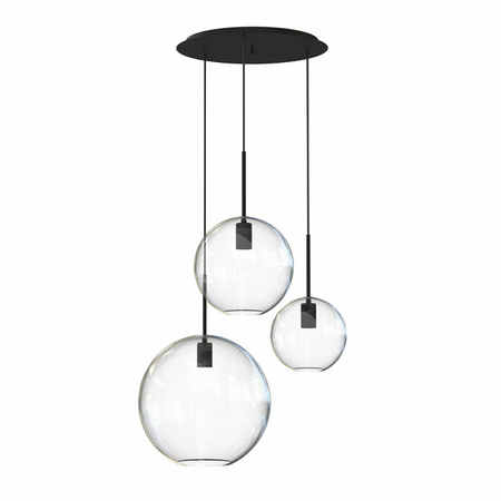 Lampa Wisząca SPHERE III 7788 Nowodvorski 3xE27 Sufitowa Szklany Klosz Nowoczesna