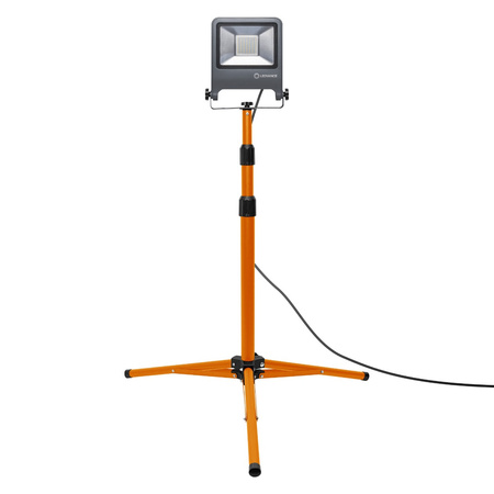 Naświetlacz Reflektor LED Lampa Akumulatorowy Na Statywie Przenośny Roboczy 50W 4500lm 4000K IP65 Grafitowy Worklight Ledvance