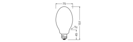 Żarówka LED HQL E27 13W = 50W 1800lm 2700K Ciepła Biała FILAMENT LEDVANCE