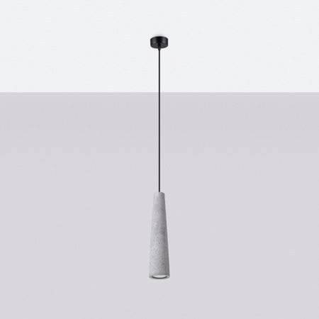 Lampa Sufitowa Wisząca Zwis GU10 Geometryczna Szara Industrialna Electra Sollux