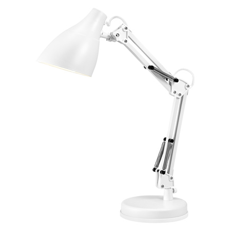 Lampa Stołowa Oprawa Biurkowa Stojąca Regulowana E27 Biały USB-C Office Line Ledvance