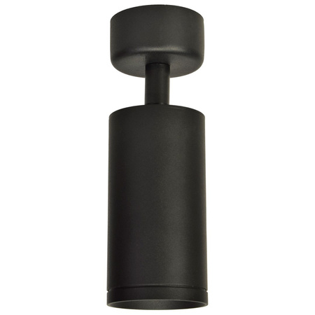 Oprawa Sufitowa Natynkowa Halogenowa MICA Czarna 1xGU10 Spot Milagro