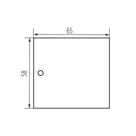 Zaślepka Osłonka do Szynoprzewodów Czarna TEAR KANLUX