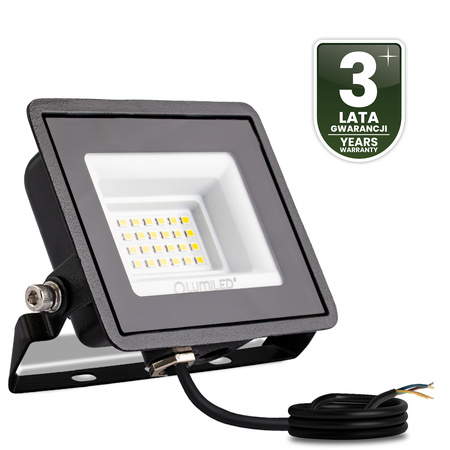 Naświetlacz LED ZUNA2 20W 1800lm 4000K IP65 Czarny LUMILED