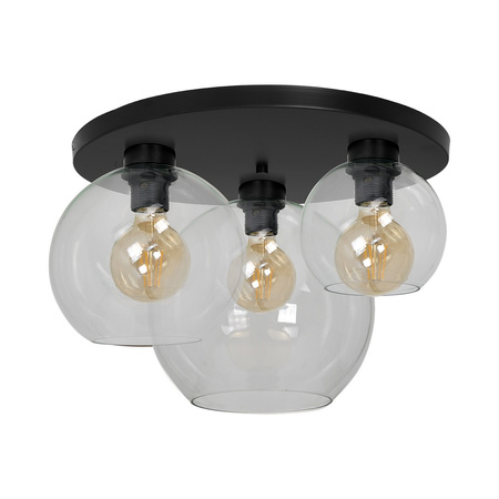 Lampa Sufitowa Natynkowa SOFIA CLEAR 3xE27 Milagro