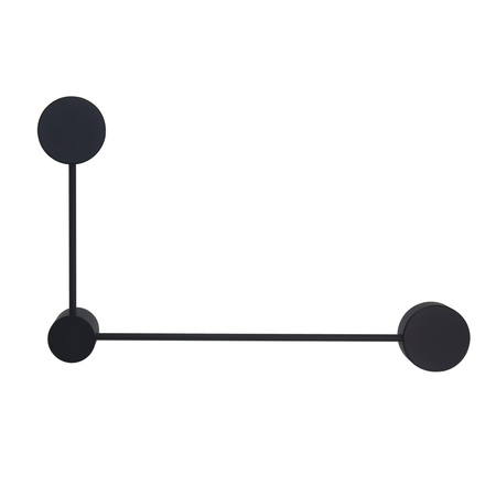 Kinkiet Ścienny Lampa Oprawa Natynkowa 2x GX53 Czarny JOY Sanico Goldlux