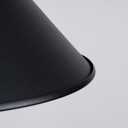 Lampa Sufitowa Wisząca Zwis E27 Geometryczna Czarna Skandynawska Jaga Sollux