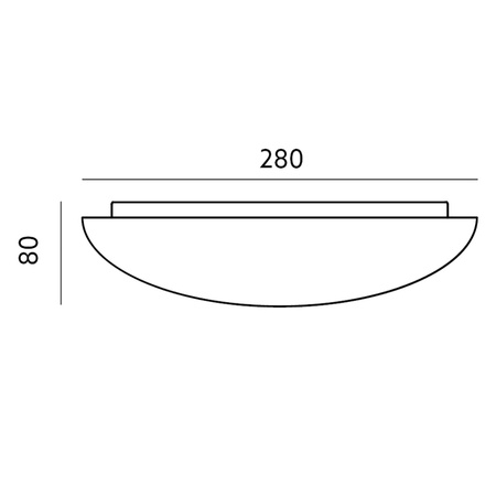 Plafon LED Lampa Sufitowa Natynkowa Łazienkowa 12W 4000K IP44 z Czujnikiem Ruchu SOFI LX Biała 28cm