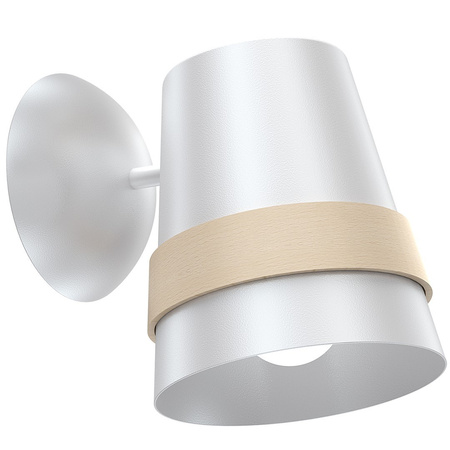 Lampa Ścienna Kinkiet VENEZIA Biała 1xE27 Milagro