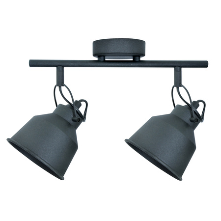 Oprawa ścienna KINKIET Spot Niko 2xE14 GOLDLUX (Polux) CZARNY