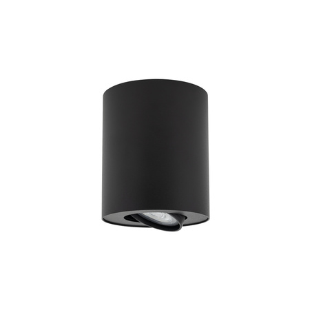 Oprawa Natynkowa Sufitowa GU10 SPOT TUBA Czarna SET 8900 Nowodvorski