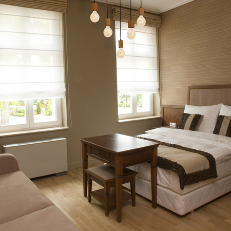 Lampa wisząca JACK 5xE27 Dąb Minimalistyczny Wygląd Drewniana Oprawa MLP4358 Milagro Drewno