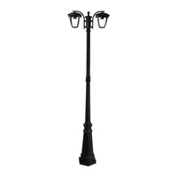 Lampa Ogrodowa Latarnia 2xE27 Wysoka 199CM Czarna VT-739 V-TAC
