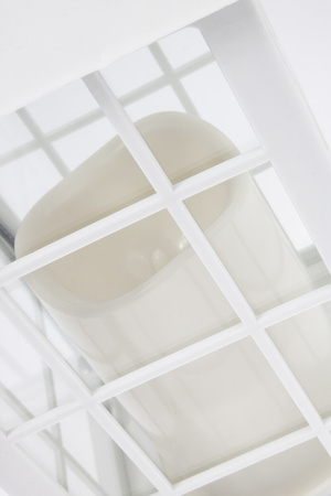 Lampa Solarna Ogrodowa LED Wisząca Latarenka Biała 27cm