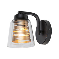 Kinkiet Ścienny Lampa E27 Czarny Nowoczesny Zenaida 3542 Rabalux