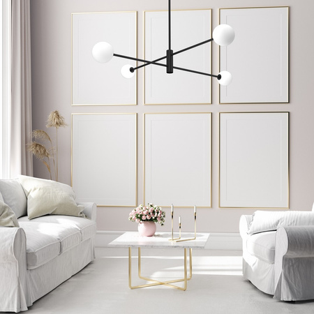 Lampa Sufitowa DORI 4xG9 Żyrandol Milagro