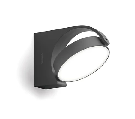 Kinkiet Ogrodowy Lampa Elewacyjna Zewnętrzna LED 7W 680lm 4000K IP44 Antracyt Mimosa Philips