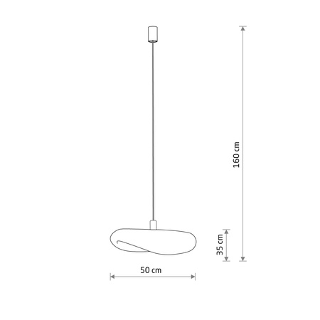 Lampa Sufitowa Wisząca E27 Biała Skandynawska HAVANA S 11395 Nowodvorski