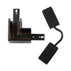 Łącznik kątowy szynosystemu magnetycznego Czarny Track Light V-TAC