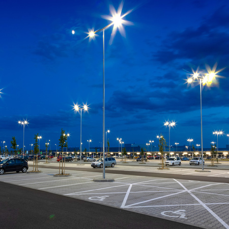 Lampa Uliczna LED Przemysłowa Oprawa Drogowa 80W 13600lm 4000K Neutralna IP66 IK09 Szara Master Street Kobi