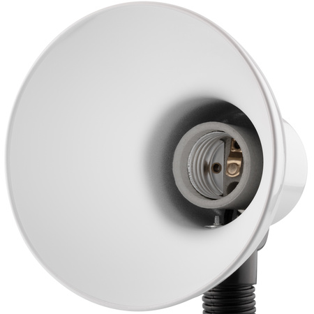 Lampka Biurkowa Stołowa Regulowana LIRIA Szkolna Nocna E27 Klips Biała LUMILED