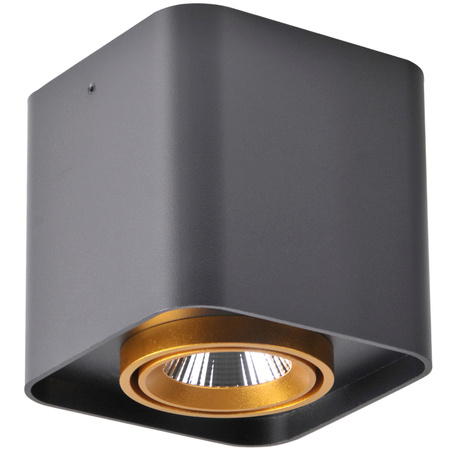 Oprawa Natynkowa LED Kwadratowa XENO 15W 3000K DOWNLIGHT Czarno - Złota