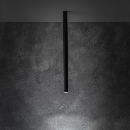 Oprawa Natynkowa Sufitowa GU10 SPOT TUBA Czarna FOURTY M 10821 Nowodvorski