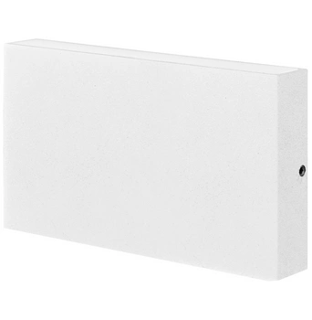 Kinkiet Ogrodowy Elewacyjny LED Biały Góra lub Dół 5,5W 450lm IP44 PROSTOKĄT CHICAGO GOLDLUX (Polux)