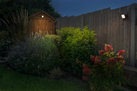 Kinkiet Ogrodowy Lampa Elewacyjna Zewnętrzna LED z Czujnikiem Ruchu i Zmierzchu 3W 150lm 3000K Ciepła Ściemnialna Szary IP54 Endura Osram