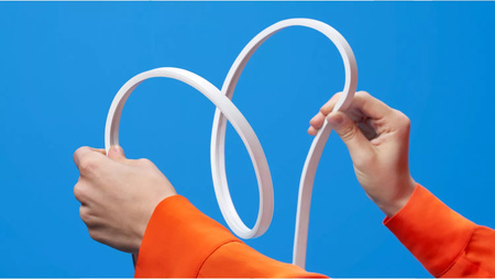 Taśma LED NEON 45W RGBIC 10m Inteligentna SMART WiFi Bluetooth Aplikacja WiZ