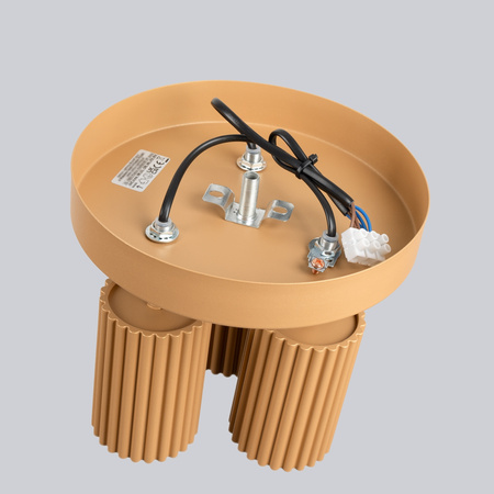 Lampa Sufitowa Plafon Tuba Spot 3x GU10 Złota Karbon Deep Space SL.1563 Sollux