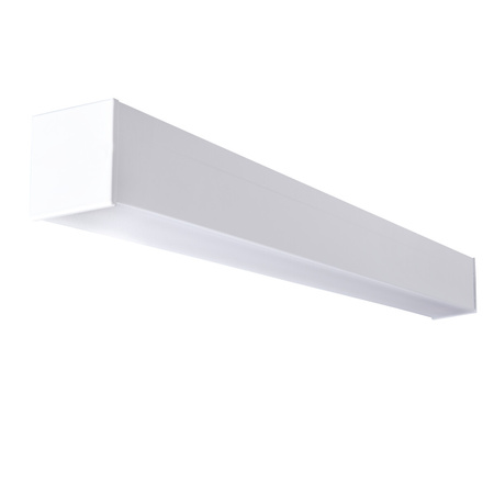 Oprawa Liniowa Lampa Sufitowa LED 25W 120cm 2980lm 3000K Ciepła 95° Natynkowa Czujnik Ruchu Biała Kanlux