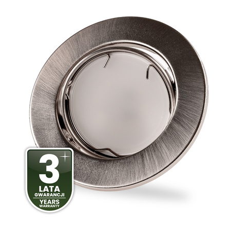 Oprawa HALOGENOWA Podtynkowa Ruchoma Okrągła AURELI Satyna Blacha MR16 GU10