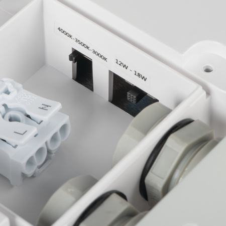 Plafon LED Lampa Sufitowa Kaseton 18W 2000lm CCT IP65 Natynkowy Biały BENO KANLUX