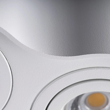 Oprawa sufitowa natynkowa BORD GU10 PAR16 Biała Okragła Ruchoma KANLUX