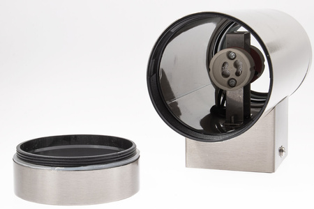 Lampa ogrodowa elewacyjna góra dół LED QUAZAR 10 GU10 IP44 KOBI ALUMINIUM CHROM