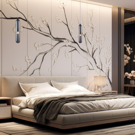 Lampa Wisząca Sufitowa PAX Czarna 1xG9 Milagro