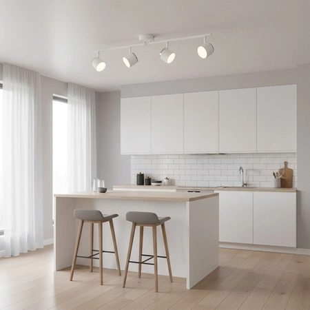 Lampa Listwa LED Oprawa Sufitowo-Ścienna 16,8W KUBIK 4 Biały 3000K GOLDLUX (Polux)