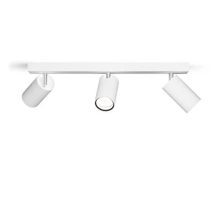 Lampa Sufitowa Reflektor 3x GU10 IP44 Biała Idris Philips