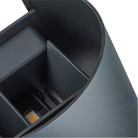 Oprawa Lampa Elewacyjna LED REKA Grafitowa GÓRA I DÓŁ 7W 380lm 4000K Neutralna IP54 Kanlux