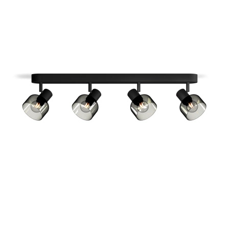 Lampa Sufitowa Reflektor 4x E14 LED Czarna Sleet Philips