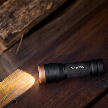 Latarka Aluminiowa LED Ręczna Taktyczna Bateryjna 3xAAA 250lm DURACELL